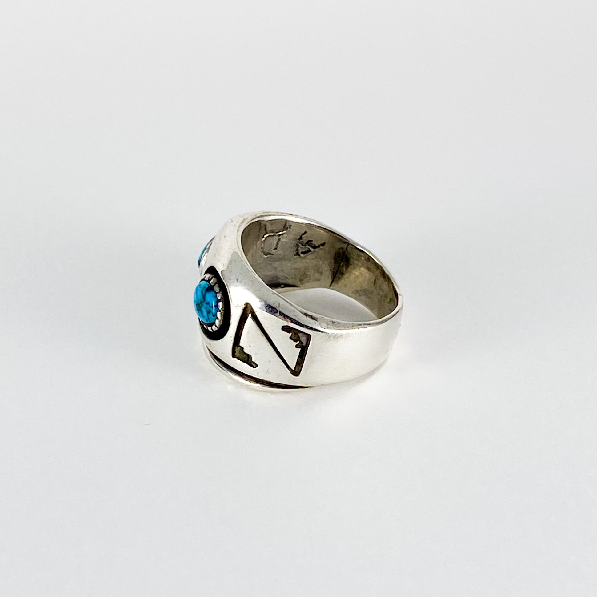 Julian Lovato Number Eight turquoise ring 437 | ターコイズ・メンズ 